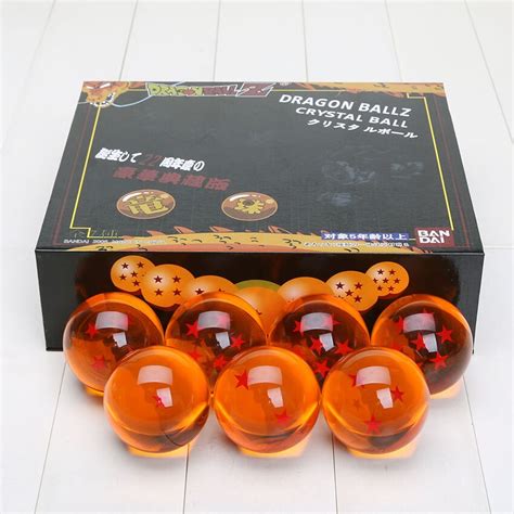 The dragon boxes offer both the dubbed english verson with japanese opening and ending songs, and of course the original japanese version. 5.7cm 7pcs/set Dragon Ball Z DragonBall 7 Stars Crystal Ball Dragon Ball Z Balls Complete set-in ...