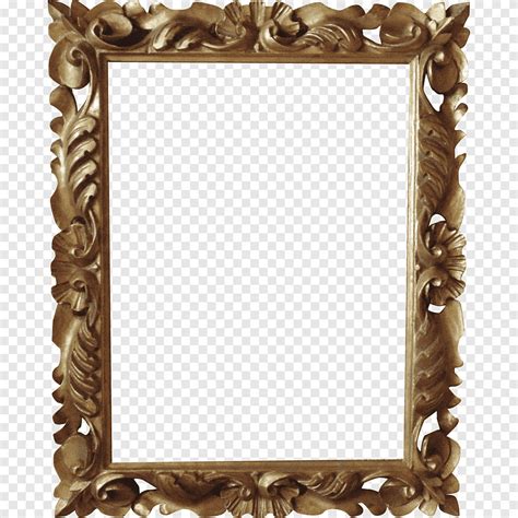 Download Gratis Bingkai Lukisan Cermin Ukiran Kayu Lukisan Persegi Panjang Cermin Png Pngegg