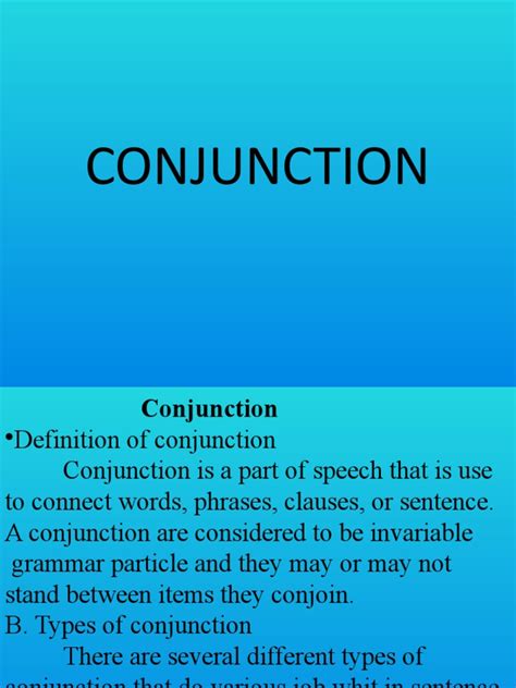 Conjunction Pdf Linguistics Syntax