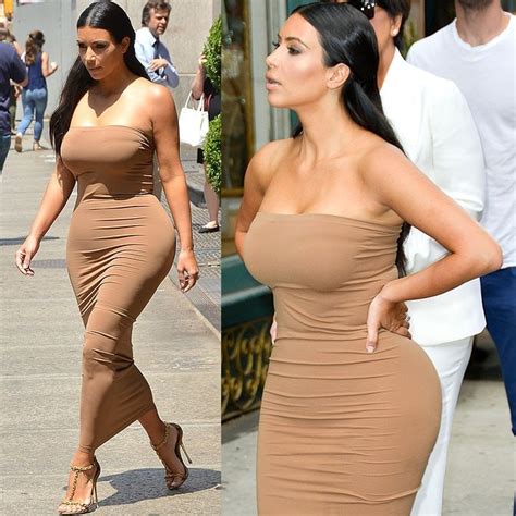 Kim Kardashian Looks Ready To Explode In Super Tight Tube Dress