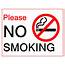No Smoking Sign Model  Templates At Allbusinesstemplatescom