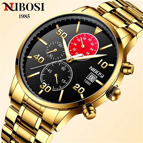 Nibosi Mens Izle I St Marka Quartz Saat Askeri Spor Erkek Kol Saati Su