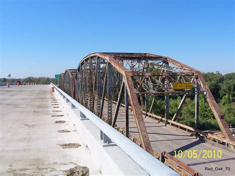 Brazos River Bridge At Brazoria Texas The New Bridge