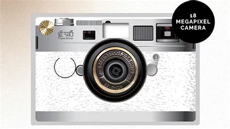 The Eco Friendly Paper Shoot Camera Yes Its Made Of Paper Gets 2mp