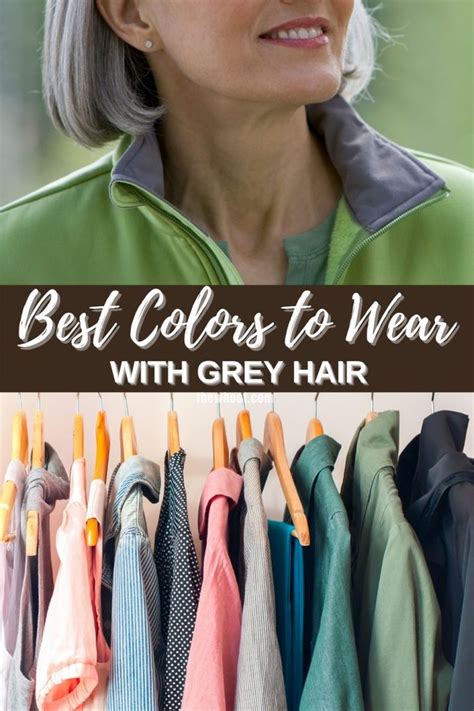 Best Colors To Wear If You Have Grey Hair The Whoot Grey Hair And Makeup Grey Hair Styles