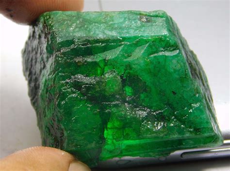 23400 Ct Natural Translucent Colombian Green Emerald Rough Loose