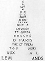 Tout savoir sur les caligrammes de Guillaume Apollinaire