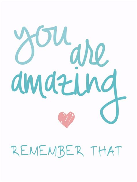 You Are Amazing Remember That Love Quote Postcard | Quotes you are amazing, Inspirational quotes ...