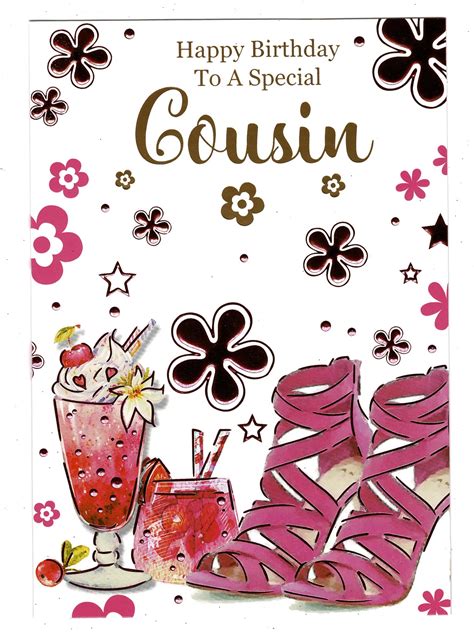 Cousin Birthday Card Happy Birthday To A Special Cousin With Love Ts And Cards