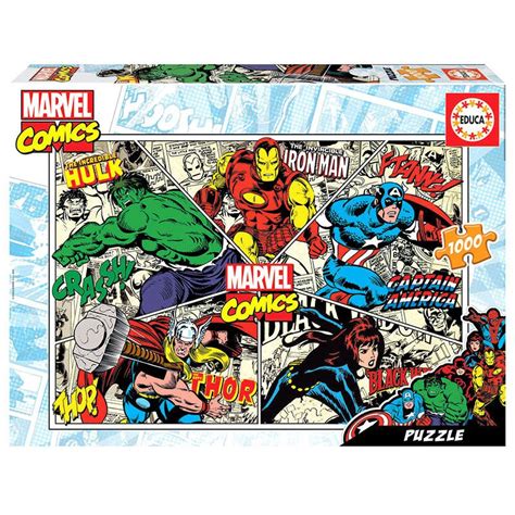 Educa Borras Marvel Comics 500 Pieces Multicolor Kidinn