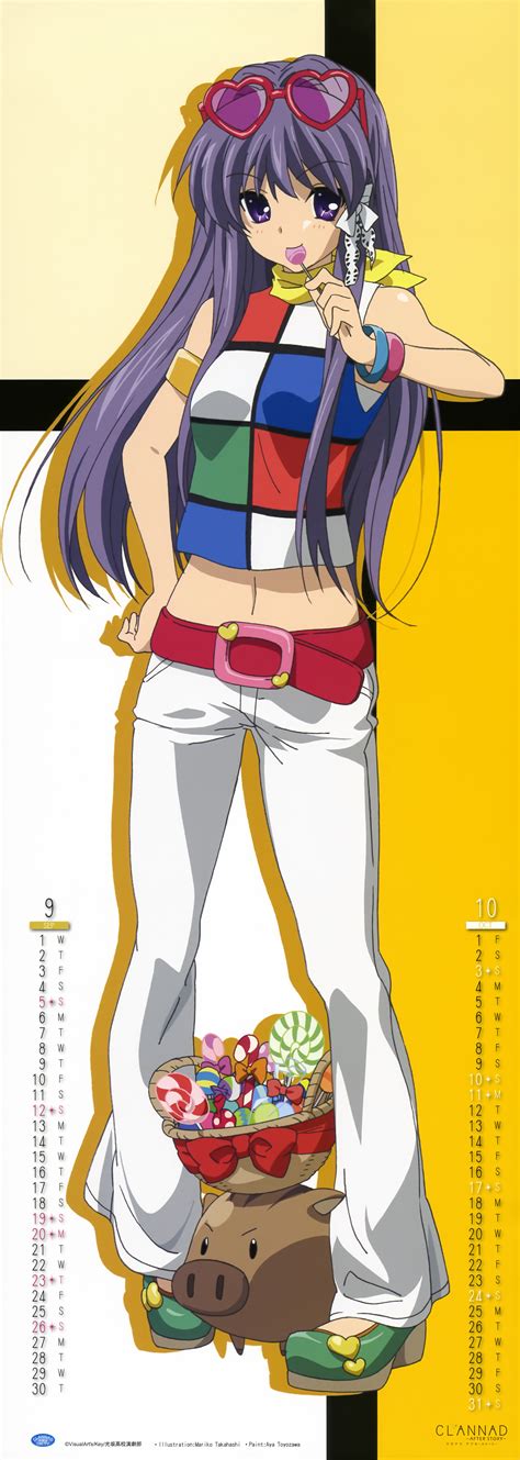 Takahashi Mariko Botan Fujibayashi Kyou Clannad Absurdres Highres