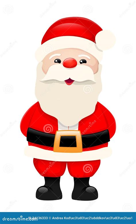 Santa Claus Personaje De Dibujos Animados Ilustración Del Vector