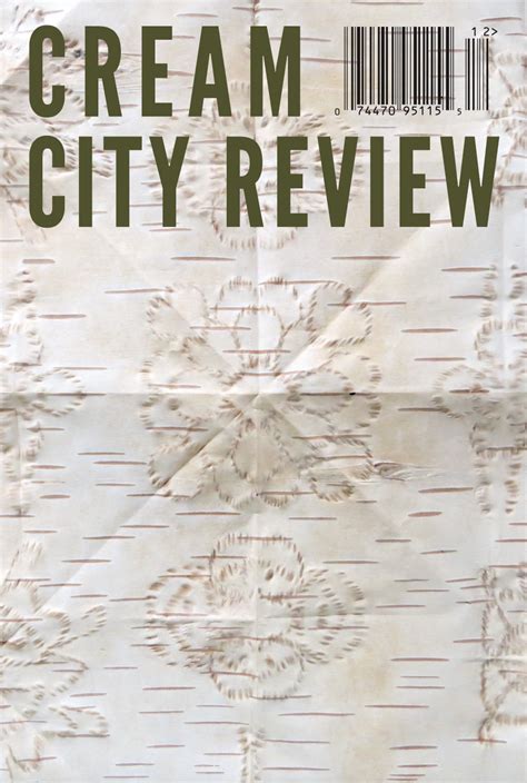Cream City Review Cream City Review Fiction Non Fiction Poetry