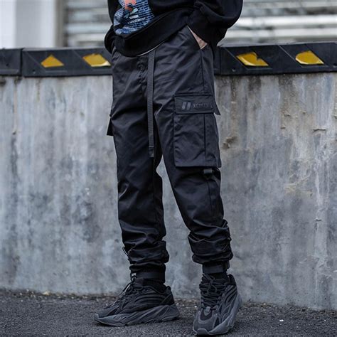 Tactical Multi Pocket Cargo Pants Mens Techwear Clothing Ha3xun