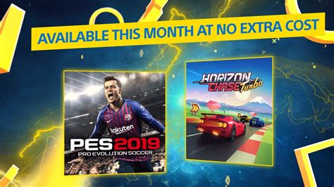 Ps Plus Games For July Announced As Pes 2019 And Horizon Chase Turbo