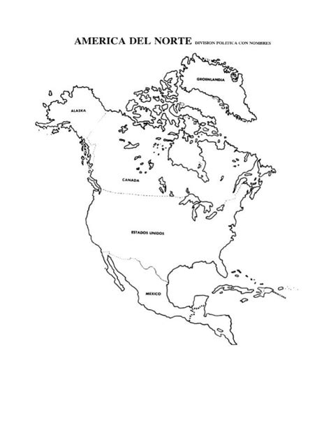 total 38 imagen mapa de america con division politica y nombres mx