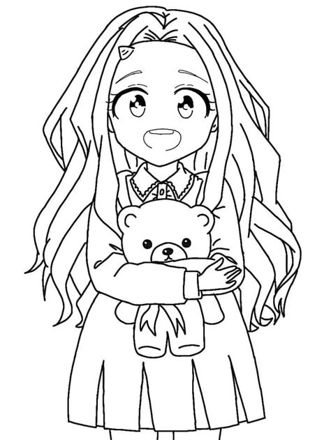 Printable Eri Coloring Pages Anime Coloring Pages