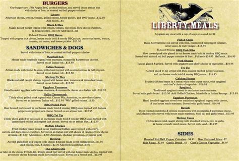 Champs sports grill 1611 n. Online Menu of Liberty Sports Bar And Grill, Mammoth Lakes, CA