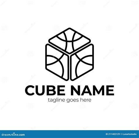 Abstract Cube Logo Cube Colorful Logo Design Vector Illustration Stock