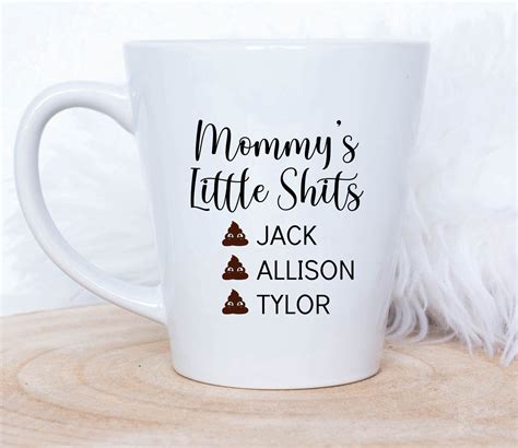 Personalized Mom Latte Mug Funny Mom Latte Cup Mothers Day Etsy