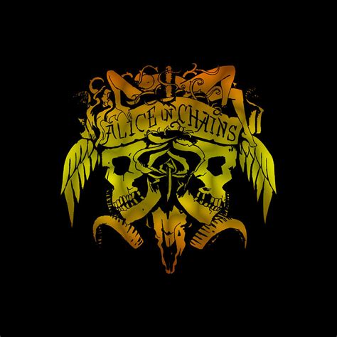 Alice In Chains Band Logo Digital Art By Sista Brodslow Fine Art