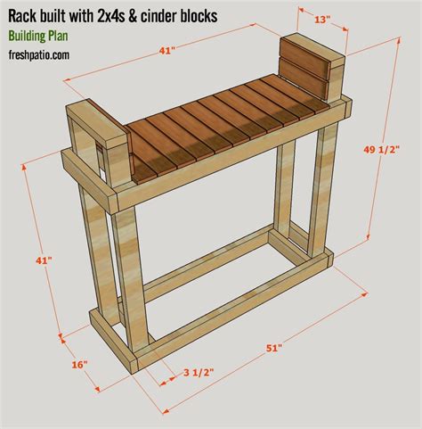 FREE Firewood Rack Plans Built From X S Two Under