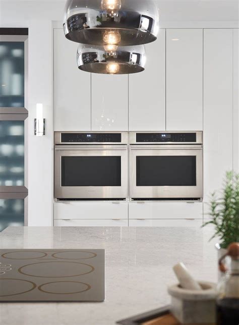Place Your Double Ovens Side By Side For A Unique Kitchen Look Double
