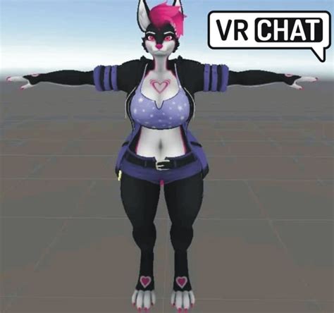 D Vtuber Model Live D Model Vrchat Rig Vtuber Model Furry Art My XXX