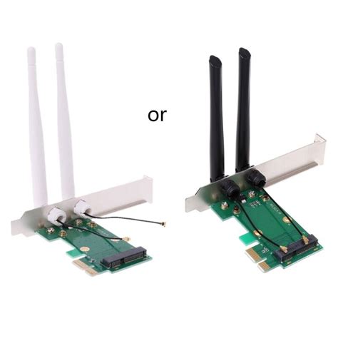 Wireless Network Card WiFi Mini PCI E Express To PCI E Adapter 2