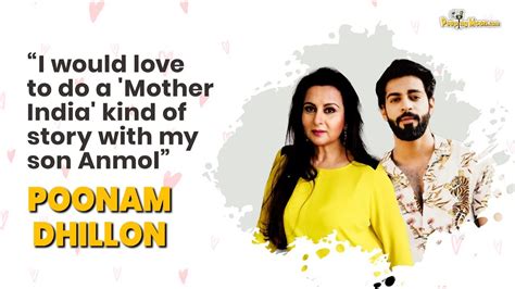 Poonam Dhillon And Son Anmol Thakeria Dhillon S First Interview Together Youtube