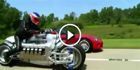 Dodge Tomahawk Vs Dodge Viper Test Drive Video You Dont Want To