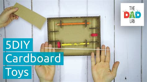 5 Diy Cardboard Games Your Kids Will Love Youtube