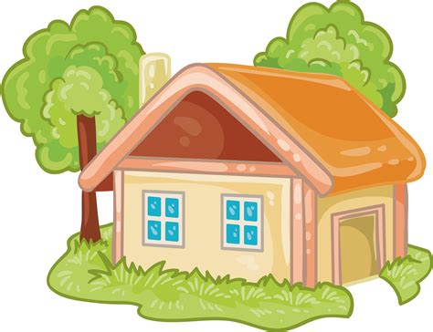 Download House Cartoon Cabin Log Png File Hd Clipart Png Free