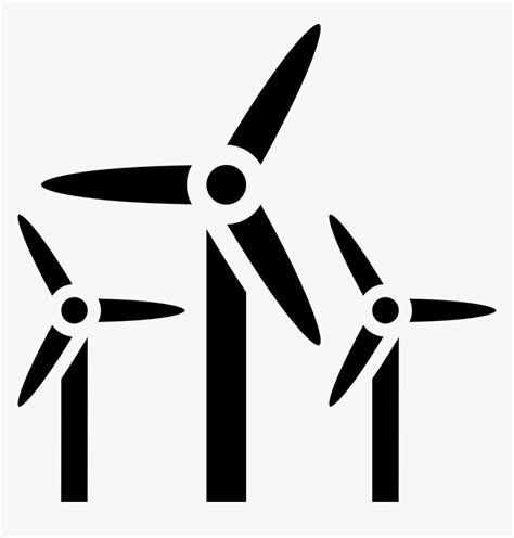 Wind Turbine Icon Png Wind Power Plant Icon Transparent Png