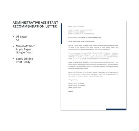 45 free recommendation letter templates
