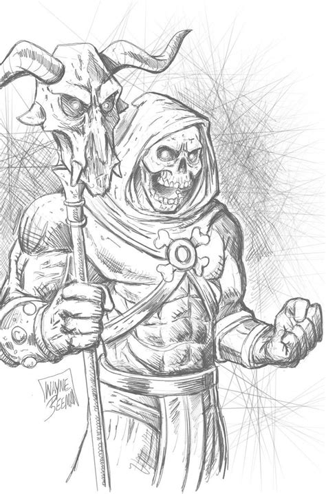 Skeletor Marvel Characters Art Badass Drawings Comic Art