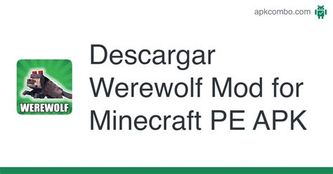 Werewolf Mod For Minecraft Pe Apk Descargar Android App