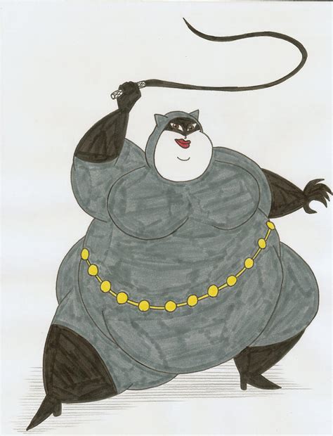 Obese Catwoman By Robot001 On Deviantart