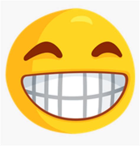 Smile Emoji With Teeth Hd Png Download Transparent Png Image Pngitem