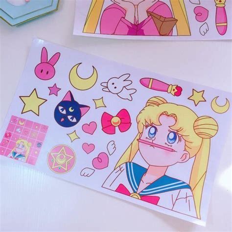 Cute Sailor Moon Stickers Jk1283 Sailor Moon Art Sailor Moon Pin