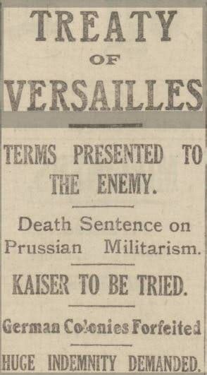 10 Eerie Treaty Of Versailles Predictions Found In Old Newspapers