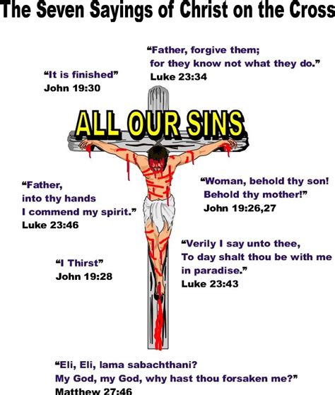 The Seven Sayings Of Jesus Christ On The Cross The Cross Of Christ
