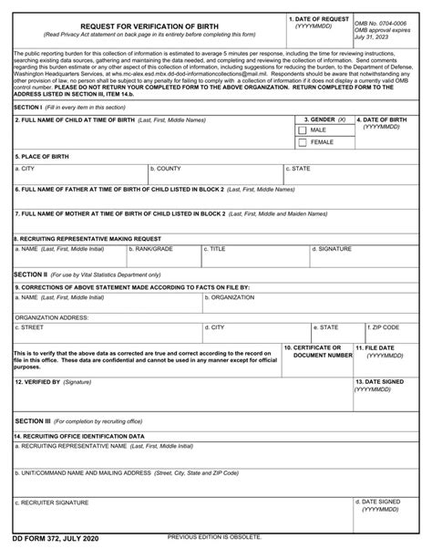 Dd Form 372 ≡ Fill Out Printable Pdf Forms Online