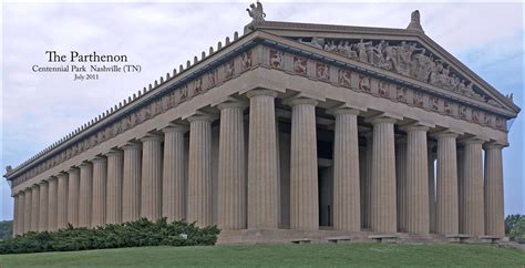 The Parthenon Centennial Park Nashville Tn July 2011 Flickr