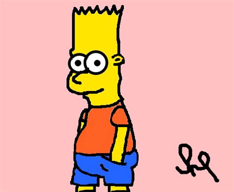 Bart Simpson Desenho De Larymad Gartic