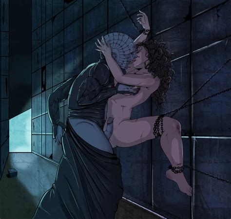 Rule 34 1girls Against Wall Bdsm Chains Crossover Dead By Daylight Dubious Consent Femsub