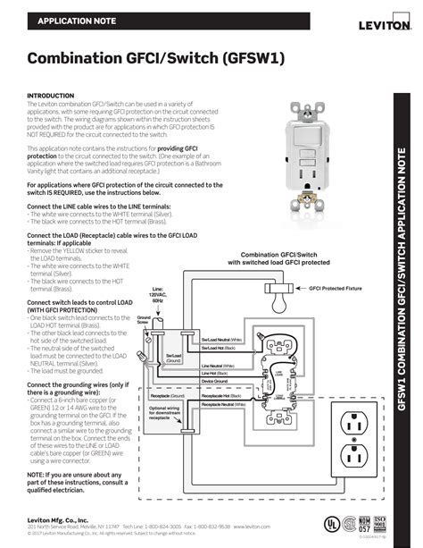 Leviton Gfci Receptacle Wiring Diagram Wiring Diagram