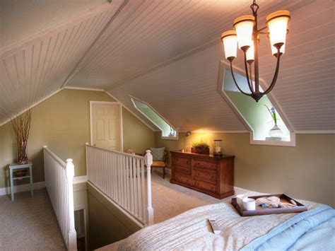 Your first impulse might be to think of the sloped ceiling and small space of an attic bedroom as a minus, but instead, embrace its benefits. Attic Works: Attic Master-Bedroom Renovation