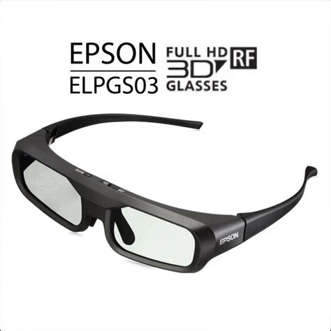 epson elpgs03 rf active shutter 3d glasses unbox my