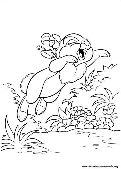 Desenhos para colorir desenhos disney. Coelhinhos da Disney - Desenhos para Colorir